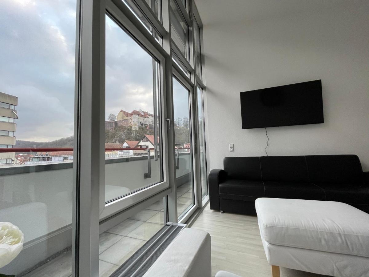 Premium Penthouse Wohnung Mit Schlossblick Zentral In Heidenheim Mit Tiefgarage Exterior foto